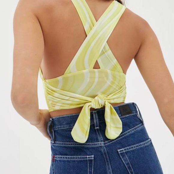 Urban outfitters “plunging tie back” top - Picture 4 of 4